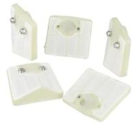 MEXWLOP Filtre à air 5 pièces for tronçonneuse Husqvarna 61 66 181 266 281 288 Filtre d'entretien pour Tondeuse à Gazon