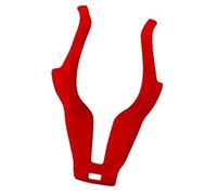 MEXWLOP for BMW, série 1 2 3 4 F20 F22 F30 F31 F32 F33 F36 X5 F15 X6, Autocollant de Garniture décoration Volant intérieur Voiture LHD en Daim Autocollant pour Volant(Rot)