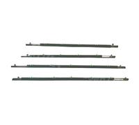 MEXWLOP For Crv 2007-2011/2012-2015/2017-2021, moulures de vitres voiture, joints d'étanchéité Eal, 4 pièces Joint d'étanchéité pour vitres de voiture(2007 to 2011)