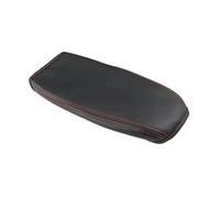 MEXWLOP For Ford, for Focus, 2007 voiture microfibre cuir intérieur Console centrale couvercle accoudoir boîte couverture garniture de protection Housse d'accoudoir(Black-red line)