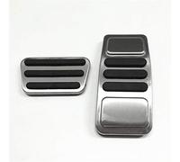 MEXWLOP For Ford, for Mustang, 2017 2018 Pédales de frein de pédale d'accélérateur de voiture en acier inoxydable Housse antidérapante Coussinets Accessoires de garniture
