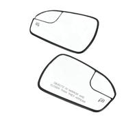 MEXWLOP for Fusion 2013-2020 rétroviseur latéral de voiture chauffant en verre transparent d'aile porte DS7Z17K707F DS7Z17K707A latérale Verre de rétroviseur latéral de voiture(BLACK Onecolor)