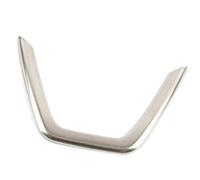 MEXWLOP for Hyundai, Creta IX25 2020, Bouton de Commutation Volant, Cadre Moulage, Garniture Couverture, moulures intérieures, Autocollant en Acier Inoxydable Autocollant pour Volant(Silver)