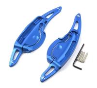 MEXWLOP For Hyundai, LA Festa 2019 Extension de levier de vitesse de changement de volant de voiture en aluminium CNC, for LA Festa 2019-2020 Palette de changement de vitesse(Blue)