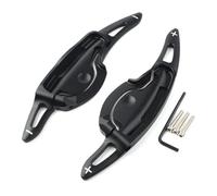 MEXWLOP For Hyundai, LA Festa 2019 Extension de levier de vitesse de changement de volant de voiture en aluminium CNC, for LA Festa 2019-2020 Palette de changement de vitesse(Schwarz)