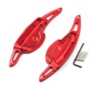 MEXWLOP For Hyundai, LA Festa 2019 Extension de levier de vitesse de changement de volant de voiture en aluminium CNC, for LA Festa 2019-2020 Palette de changement de vitesse(Rot)
