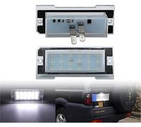 MEXWLOP For Land Rover, Freelander Mk1 L314 1997-2006 Lampes d'éclairage de plaque d'immatriculation blanches OEM XFC100540 Unité d'éclairage de plaque d'immatriculation