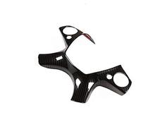 MEXWLOP for Mercedes-Benz, Classe C C280 C230 W204 2007-2010, Panneau de Volant Voiture en Fibre Carbone ABS, Autocollant Cadre décoratif intérieur Autocollant pour Volant