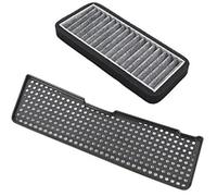 MEXWLOP for Tesla, modèle 3, 2023, couvercle d'admission de flux d'air en tissu soufflé fondu, garniture Anti-blocage, prévention Remplacement du filtre à air du moteur de voiture(Set-2)