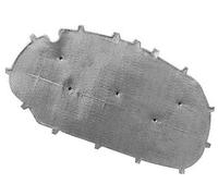 MEXWLOP For VW, for Golf, 6, for Golf, 6 GTI Capot avant Moteur Coussin d'isolation phonique Coton Couverture insonorisée Tapis d'isolation thermique thermique Bouclier thermique du moteur(Silver)