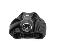 MEXWLOP for VW, for Polo, Classic 6N 6N2 1996 1997 1998 1999 2000 2001 Pommeau de Levier de Vitesse de Voiture à 5 Vitesses, Botte en Cuir pommeau de Levier de Vitesse de Voiture(White)