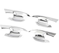 MEXWLOP Garniture de couvercle cuvette poignée porte extérieure en ABS argenté 4 pièces, pour Subaru Outback 2020-2023 garniture de couvercle de poignée de porte de voiture