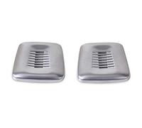 MEXWLOP Garniture de Couvercle de Microphone de dôme de Toit intérieur chromé 2 pièces, for BMW, for série F30 F32 F07 F10 F15 F12 F25 X3 X5 3 4 5 6 Décoration des Boutons du Volant