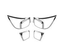 MEXWLOP Garniture de Couvercle feu arrière ABS 4 pièces, for Chevrolet Malibu 2013 - 2015 Garniture de Phare antibrouillard