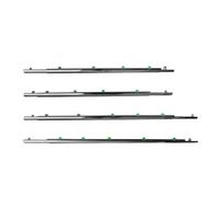 MEXWLOP Garniture de fenêtre en caoutchouc noir, 4 pièces, for Chevrolet, Cruze, 2009-2014, garniture porte Eal Trips 72410tm8013 Joint d'étanchéité pour vitres de voiture
