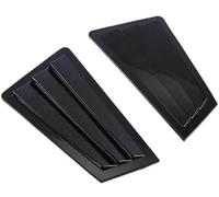 MEXWLOP Garniture latérale de persienne Lunette arrière for Mazda, for berline 3 2003-2008 Superposition de persiennes d'aération latérales d(Black Gloss Black)