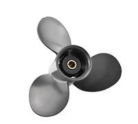 MEXWLOP Hélice Hors-Bord 8 CV 9,9 CV 10 CV 15 CV 20 CV 9 1/4 * 10 Moteur de Bateau en Alliage d'aluminium vis 3 Lames pièces de Moteur Marin de Navire Hélice de Bateau