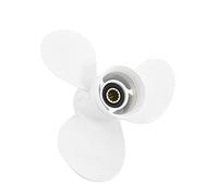 MEXWLOP Hélice Hors-Bord, for Yamaha, 25 CV 30 CV 40 CV 48 CV 50 CV 55 CV 60 CV 11 5/8 * 11 Moteur en Alliage d'aluminium vis Moteur de Bateau pièce 3 pales Hélice de Bateau