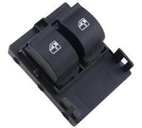 MEXWLOP Interrupteur de lève-vitre électrique principal, for Fiat Fiorino, Citroën Nemo, Peugeot, Bipper Tepee 735461275, avec panneau Interrupteur de vitre de voiture(BLACK Without Panel)