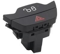 MEXWLOP Interrupteur de verrouillage du bouton des feux détresse (ouverture), for, for B, for C, for Ecosport, for Fiesta, for Focus, for Kuga, for Transit Interrupteur de danger du tableau de bord