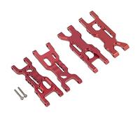 MEXWLOP Jeu de Bras Suspension Avant et arrière en métal, for Losi, for 1/18 Mini-T 2.0 2WD Stadium RC Truck Car, pièces Mise à Niveau 4 Bras de Suspension(Rot)