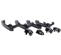 MEXWLOP Jeu de poignées porte extérieures brillantes, 4 pièces, avec trou vant, pour numéros Foroe 82651 2H000 82652 2H020 garniture de couvercle de poignée de porte de voiture