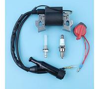 MEXWLOP Kit de Bobine d'allumage, Bougie, Filtre, Interrupteur Marche/arrêt, Moteur GX160 GX200 5,5 CV, 6,5 CV, générateur, débroussailleuse, Tondeuse Kit d'interrupteurs pour tronçonneuse