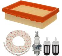 MEXWLOP Kit de mise au point du filtre à air BR340, for STIHL, BR320 BR380 BR400 BR420 SR430 SR420 BR420c Pièces de souffleur à dos 4203 141 0301 Kit de bougie d'allumage d'entretien de souffleur Cach