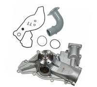 MEXWLOP Kit de pompe à eau refroidissement moteur, 1 pièce, acier et aluminium, camion manuel 73L V8 WPA07335 Kit de pompe à eau pour système de refroidissement