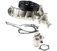MEXWLOP Kit de pompe à eau refroidissement moteur, côté avant avec joint W204 W211 W251 W164 Thermostat TOPT11KIT001 A2722000415 2722000115 1 pièce Kit de pompe à eau pour système de refroidissement