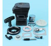 MEXWLOP Kit de pompe à huile poulie ressort démarreur segment Piston cylindre 42mm, for Jonsered CS 2141 2145 503870276 Kit piston pour tronçonneuse