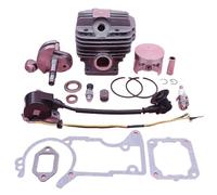 MEXWLOP Kit de vilebrequin de bobine d'allumage de cylindre de 52mm, for tronçonneuses, For 044 MS440 1128 020 1227 1128 029 2301 W, jeu de joints d'huile de Piston Kit piston pour tronçonneuse
