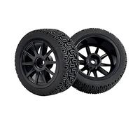 MEXWLOP Lot de 4 éponges for pneus et Roues HPI, for Tamiya, 1/10 1:10 Touring Car RC 910-8014 Pneus Haute adhérence pour télécommande(Schwarz)