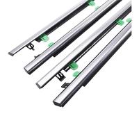 MEXWLOP Lot de 4 joints d'étanchéité chromés for vitres extérieures et portes, for CRV 2007-2011, accessoires automobiles Joint d'étanchéité pour vitres de voiture
