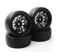 MEXWLOP Lot de 4 pneus Drift 12 mm Hex RC 1:10, for HSP, for HPI, Voiture Course sur Route Roues pour Voitures Miniatures radiocommandées