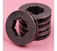 MEXWLOP Lot de 5 jantes pignon, for Husqvarna, 154 254 254XP 257 262 262XP 50 51 55, for Rancher, tronçonneuse 325 pas 8 dents ID 19 mm Kit de jante d'entraînement pour tronçonneuse de jardin