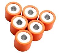 MEXWLOP Lot de 6 poids à rouleaux for variateur 19 x 17 mm 5 g, 7, 9, for 125 150 Fly Hexagon GTX Liberty MP3 X8 X9 Zip cc Poids de la poulie du scooter électrique(BLACK 19 X 17mm 9g)