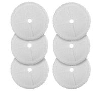 MEXWLOP Lot de 6 tampons de Rechange réutilisables for aspirateur Robot Humide et Sec Bissell, série 3115 2859 SpinWave Pièces de Rechange pour Nettoyeur Vapeur