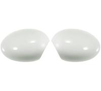 MEXWLOP Paire de coques rétroviseurs rechange blanches for portière voiture, côté conducteur et passager, for BMW, MINI, Clubman R55 Hatchback, Cooper R56 Cabriolet R57 Coque de rétroviseur latéral