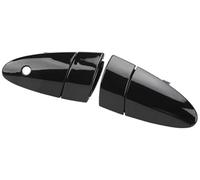 MEXWLOP Paire de poignées porte extérieures voiture remplacement 72141 Szt G01, pour CR-Z 2011 - 2015, accessoire élégant et brillant garniture de couvercle de poignée de porte de voiture(Schwarz)