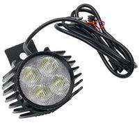 MEXWLOP Phare Avant 2 en 1 for Scooter électrique, Grand éclairage Avant for Moto KUGOO M4 Pro, Grand éclairage Avant avec klaxon Éclairage de Scooter pour la Conduite Nocturne