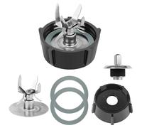 MEXWLOP Pièces de rechange for fond de bol de mélangeur 6 points Fusion Blade 4980 et 4902 compatibles, for lame de mélangeur Oster, Osterizer Couvercle de lame de mixeur