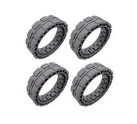 MEXWLOP Pièces détachées for aspirateur robot Ecovacs, pneu de roue, for OZMO X1 Omni / T10 Turbo / T10 Plus / T20 Wheel Ensemble de roues et moteurs pour aspirateur(BLACK Tires 2pair)