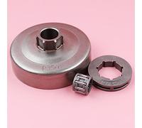 MEXWLOP Pignon de tambour d'embrayage 3/8 7 dents ID 19 mm roulement à aiguilles, for Partner, 350 351 pièce de rechange for tronçonneuse Pignon de jante pour tronçonneuse