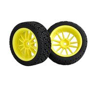 MEXWLOP Pneus antidérapants for Roues, for HPI, for Tamiya, 1/10 1:10 Touring Car RC 6031-8014 4 pièces Insert éponge Pneus Haute adhérence pour télécommande(6031Y-8014)