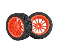 MEXWLOP Pneus antidérapants for Roues, for HPI, for Tamiya, 1/10 1:10 Touring Car RC 6031-8014 4 pièces Insert éponge Pneus Haute adhérence pour télécommande(6031R-8014)