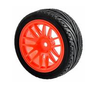 MEXWLOP Pneus antidérapants for Roues, for HSP, for HPI, 1/10 1:10 on-Road Speed Car RC 9062-8010 Pneus Haute adhérence pour télécommande(9062R-8010)