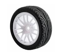 MEXWLOP Pneus antidérapants for Roues, for HSP, for HPI, 1/10 1:10 on-Road Speed Car RC 9062-8010 Pneus Haute adhérence pour télécommande(9062W-8010)