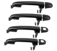MEXWLOP Poignée de porte extérieure voiture, pour Hyundai, pour Elantra 2006-2012 82651-2H000 82652-2H000 82651-2H010 Pièces 4 pièces/ensemble garniture de couvercle de poignée de porte de voiture