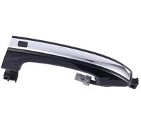 MEXWLOP Poignée de porte extérieure voiture, pour Kia, pour Borrego Mohave 2008-2015 avec bouton 826512Jd00 pour avant chromé extérieur Lh garniture de couvercle de poignée de porte de voiture
